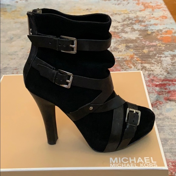 MICHAEL Michael Kors Shoes - Michael Kors suede Tatum bootie